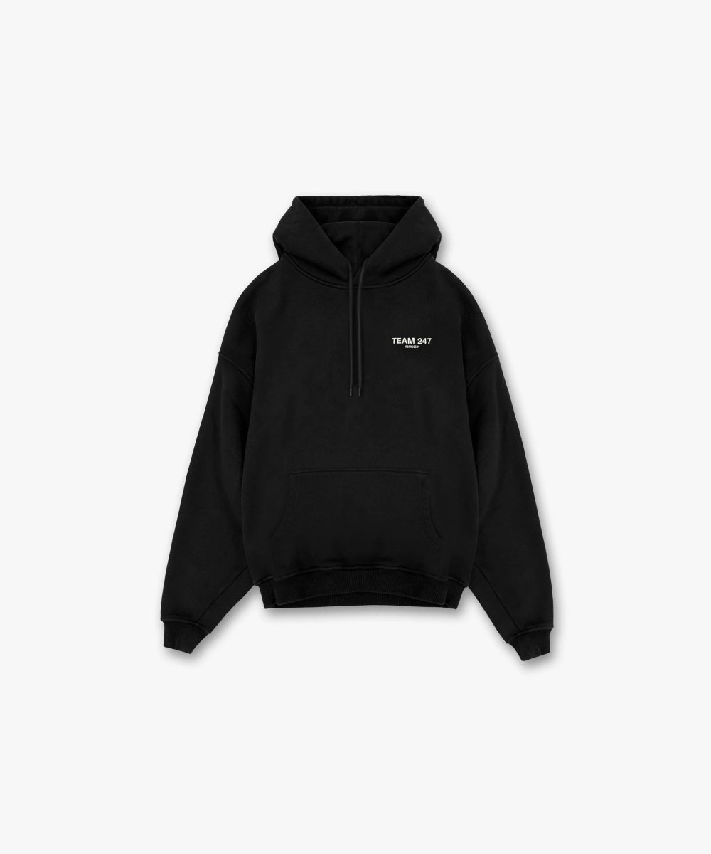 Team 247 Oversized Hoodie - Black