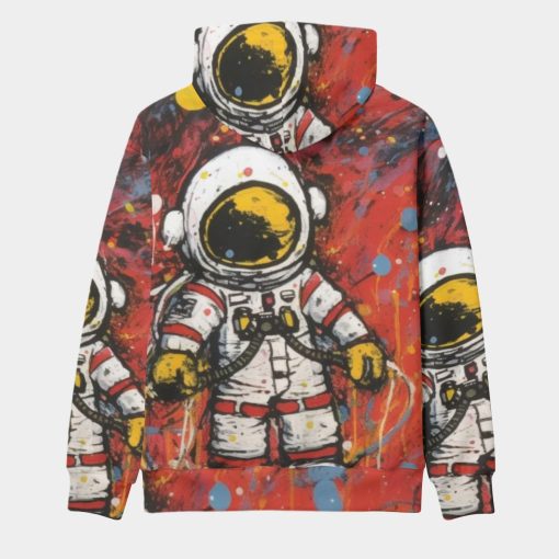 Astronaut Graphic All Over Print 3D Hoodie