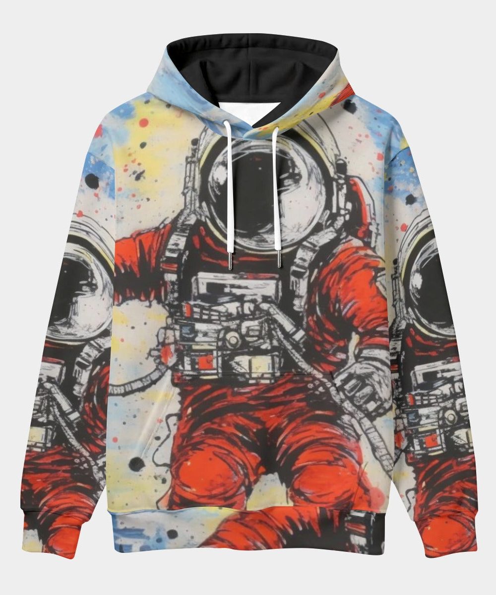 Astronaut Graphic All Over Print 3D Hoodie