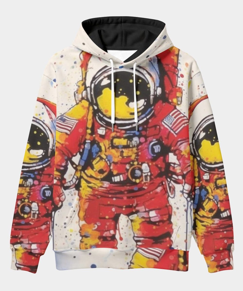 Astronaut Graphic All Over Print 3D Hoodie