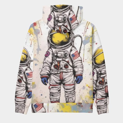 Astronaut Graphic All Over Print 3D Hoodie