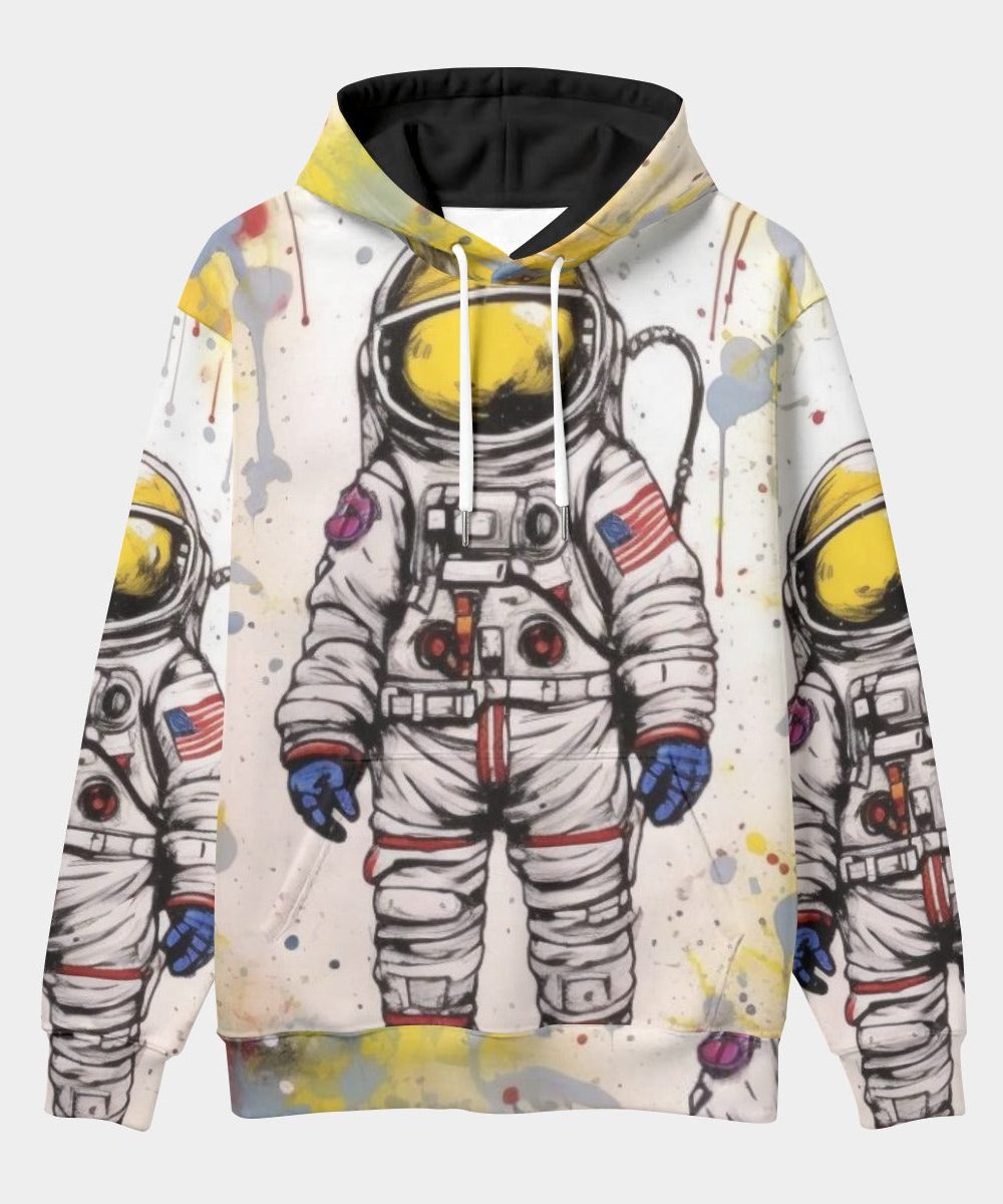 Astronaut Graphic All Over Print 3D Hoodie