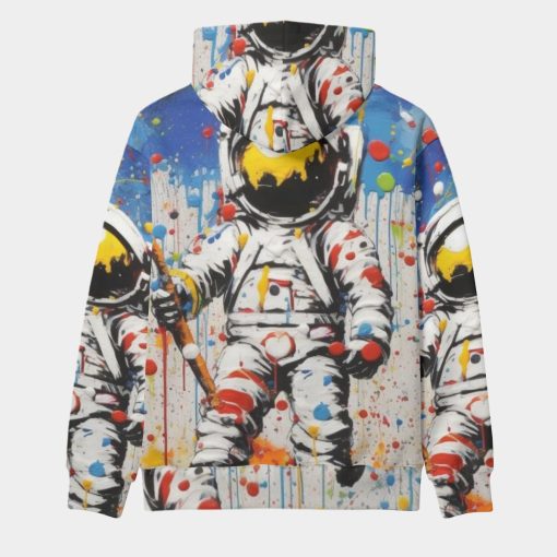 Astronaut Graphic All Over Print 3D Hoodie