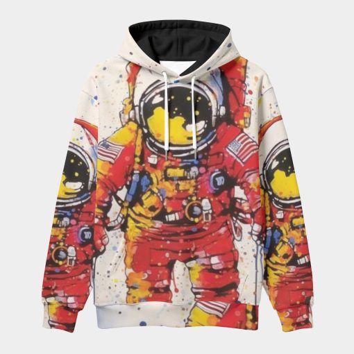 Astronaut Graphic All Over Print 3D Hoodie