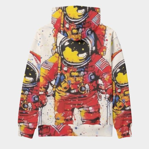Astronaut Graphic All Over Print 3D Hoodie