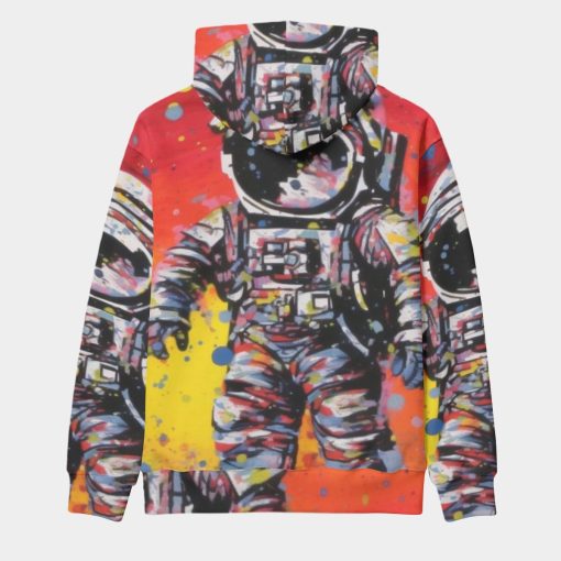 Astronaut Graphic All Over Print 3D Hoodie