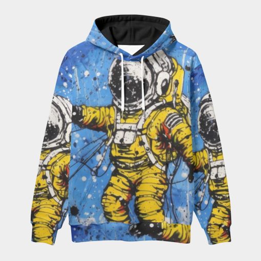 Astronaut Graphic All Over Print 3D Hoodie