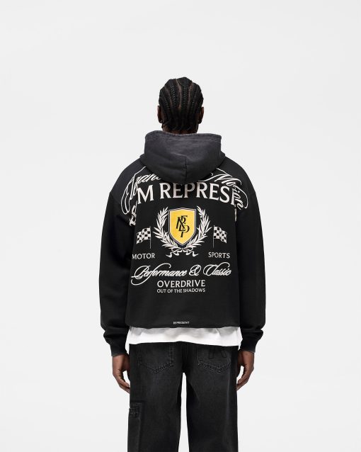 Crest Hoodie - Vintage Black