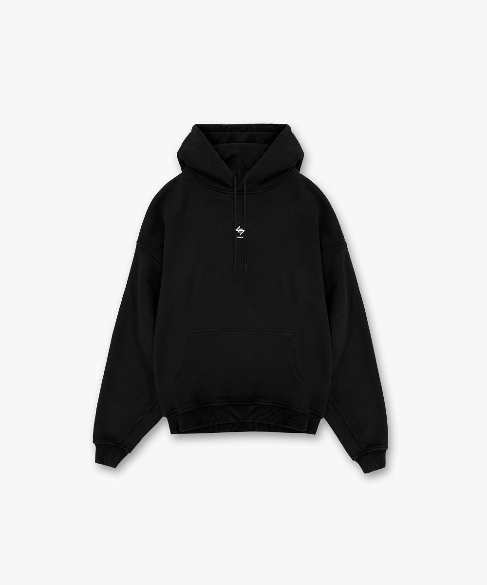 247 Oversized Hoodie - Jet Black
