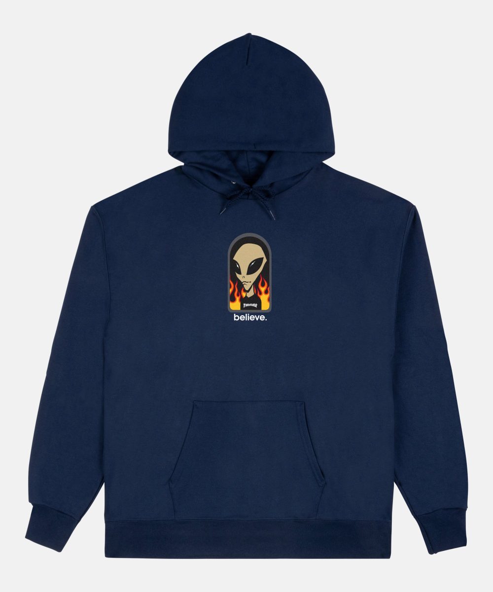 BELIEVE - HOODIE - NAVY
