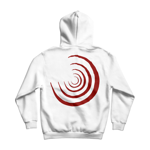 Fallen Devil White Hoodie
