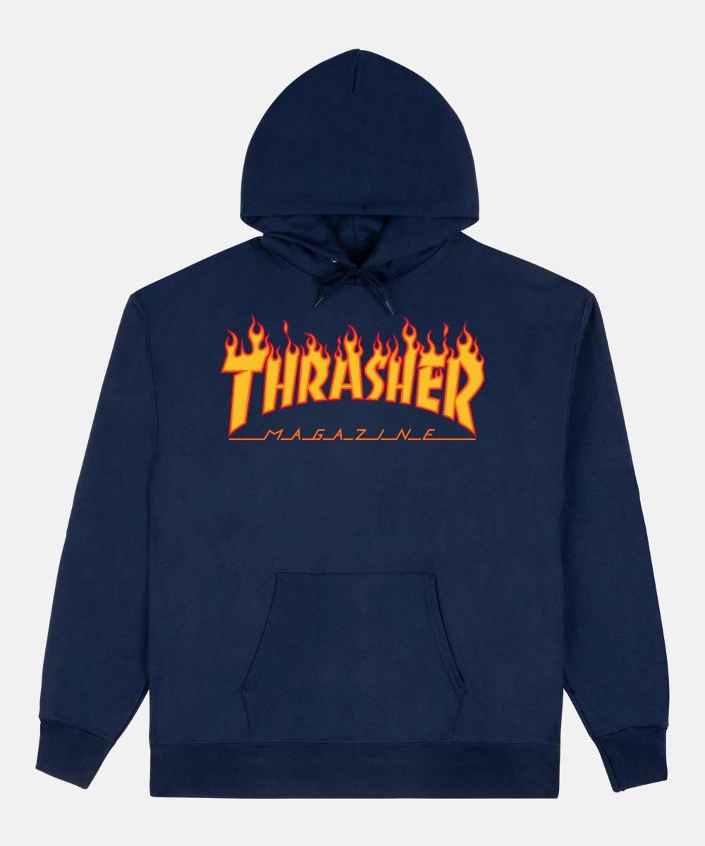 FLAME - HOODIE - NAVY