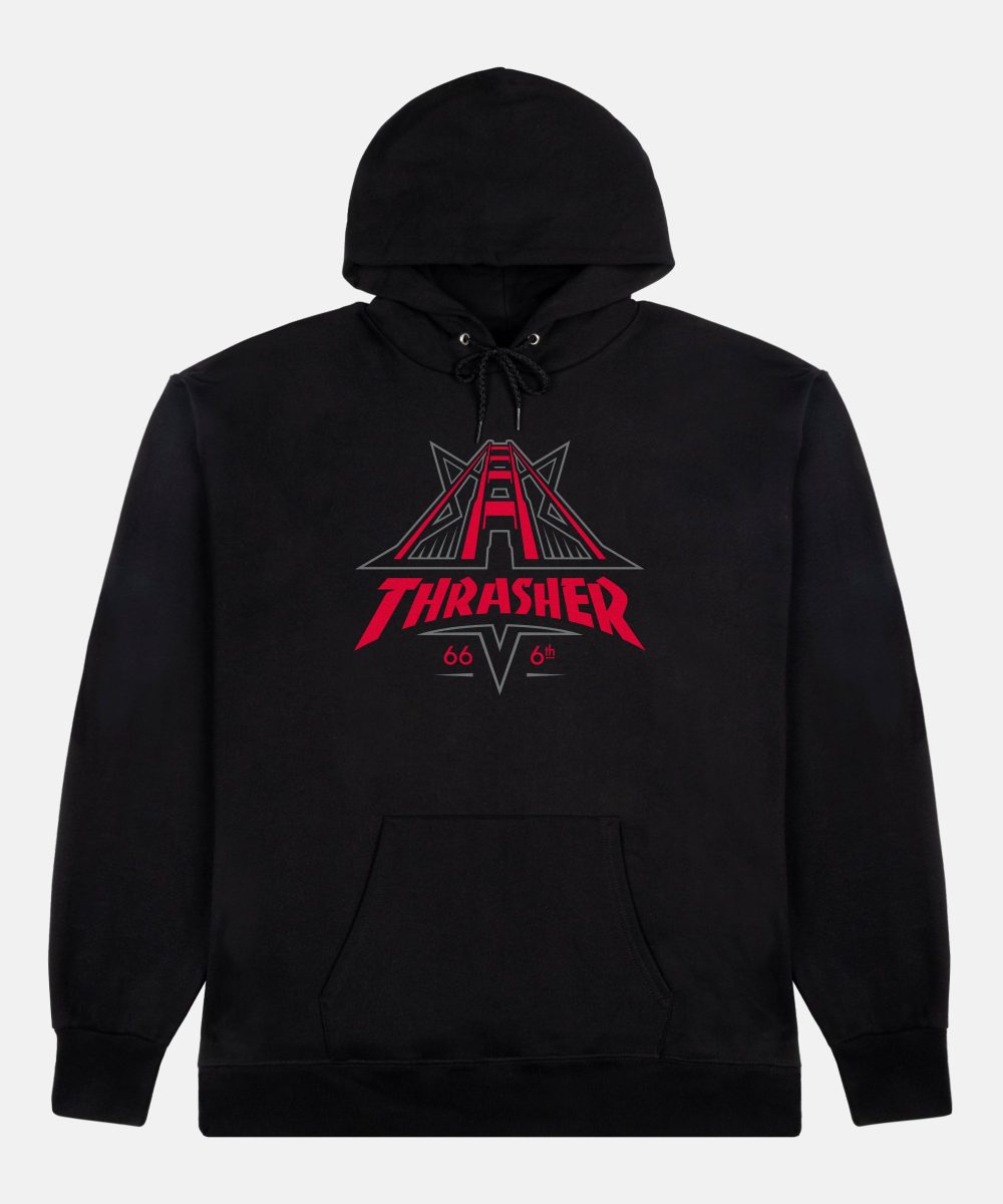 GOLDEN GATE - HOODIE - BLACK