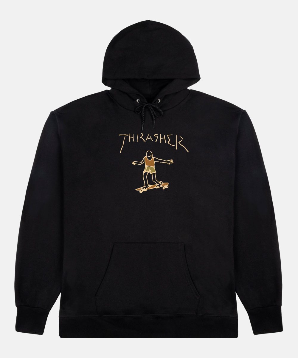GONZ - HOODIE - BLACK / BROWN