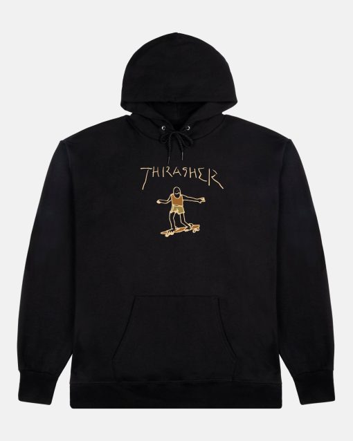 GONZ - HOODIE - BLACK / BROWN