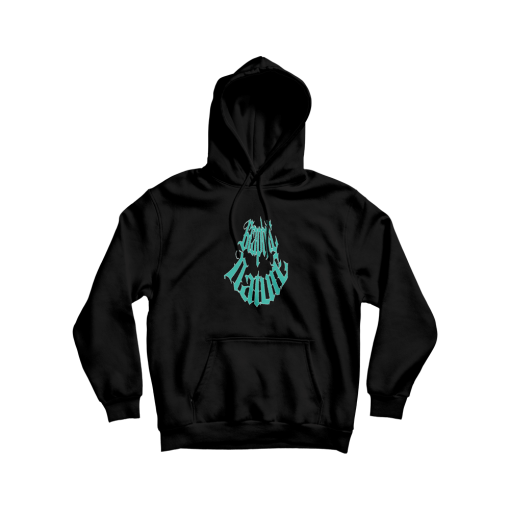 AMWTD Goth Black Hoodie