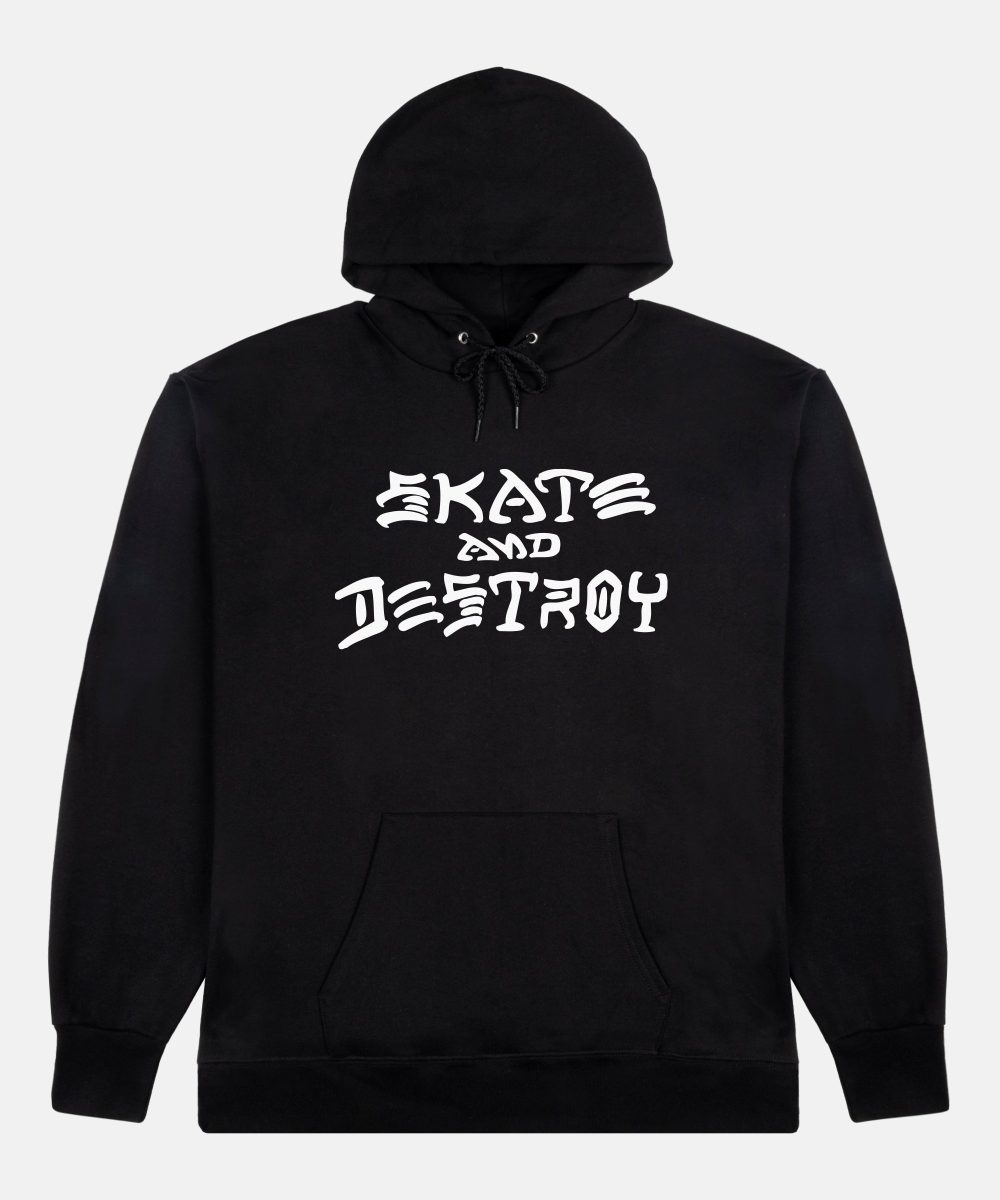 SKATE AND DESTROY - HOODIE - BLACK
