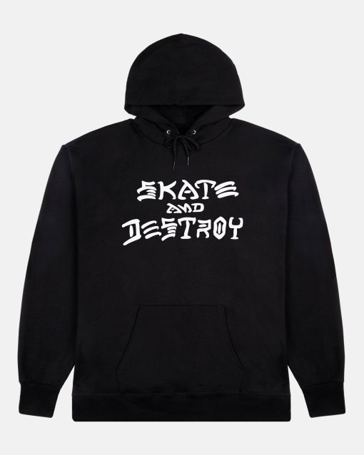 SKATE AND DESTROY - HOODIE - BLACK