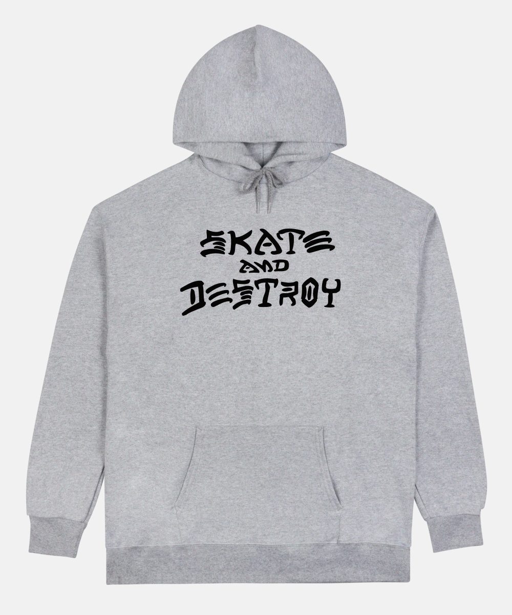 SKATE AND DESTROY - HOODIE - GREY