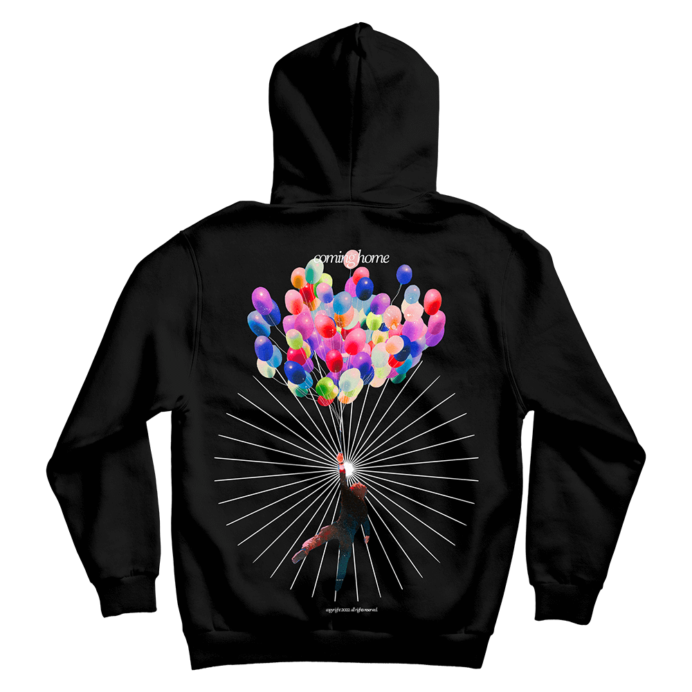 Coming Home Black Hoodie