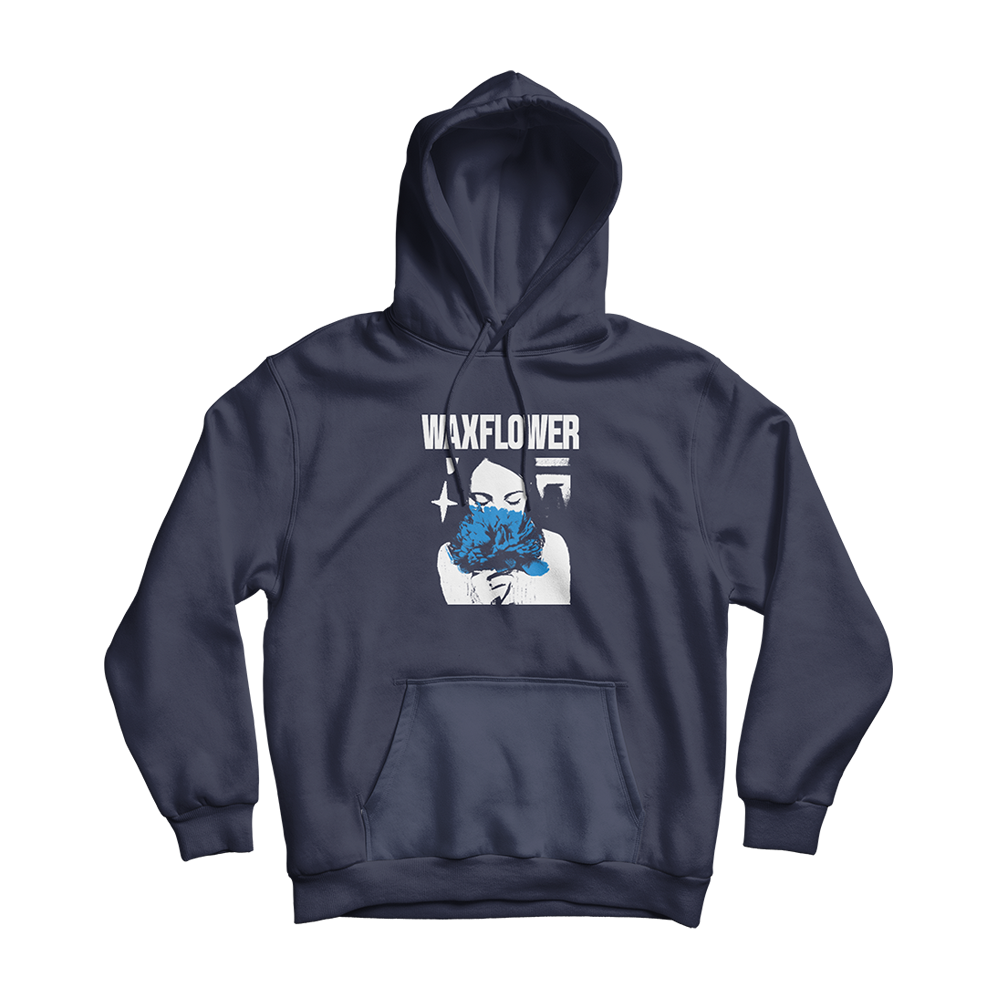 Flower Blue Hoodie