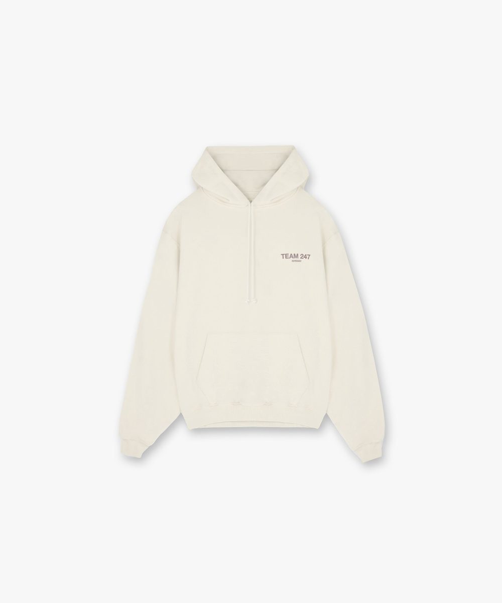 Team 247 Oversized Hoodie - Cream